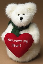 904364 Issa Meltin\'<b> <BR>\"You Warm my Heart\"</b><br>Boyds Roly-Poly SNOWBALL Bear<BR>(click on picture for full details)